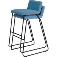 藤沢工業 FRENZ LDPシリーズ ハイスツール ブルー×ブラック LDP-H2-BK 1セット(2脚入)（取寄品）