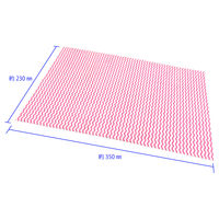 厚手60枚　抗菌カウンタークロス　ピンク　60カット 1ロール（60カット） シンメイ
