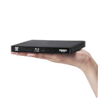 ロジテック Blu-rayディスクドライブ/USB3.0/スリム/書き込みソフト付/UHDBD対応 LBD-PWA6U3LBK BDドライブ（直送品）