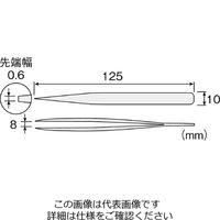 ホーザン PPー132 ピンセット 1本（直送品）