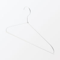 まとめ買いセット 無印良品 アルミ洗濯用ハンガー 約幅42cm 3本組 1セット（1個（3本組）×20） 良品計画