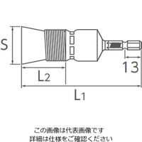 京都機械工具 ACPー15W ハブポリッシャ 1個（直送品）