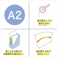 マグエックス ペーパーホワイトボード（600×430mm）1セット（10枚：2枚入×5）MPWH-A2