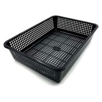 石田工業 ワイドバスケット(底アミタイプ)ブラック 749200 1個