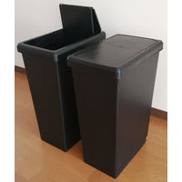 平和工業 スライドペール30Lブラック 4907556239211 1セット(2個入)