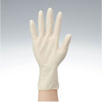 【使いきり天然ゴム手袋】 ファーストレイト ラテックスグローブPD FR-6115 粉あり S 1箱（100枚入）