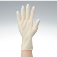 【使いきり天然ゴム手袋】 ファーストレイト ラテックスグローブPD FR-6116 粉あり M 1箱（100枚入）