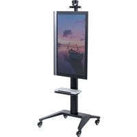 サンワサプライ 32～65型対応 回転機能付ディスプレイスタンド モニタスタンド 幅890×奥行760×高さ2157mm ブラック 1台（直送品）