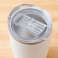 アイリスオーヤマ カフェデイズ ふた付きタンブラー ホワイト CD-LT370 1個