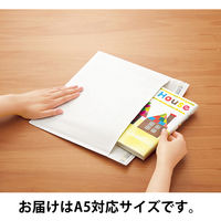 紙緩衝材付き封筒（クッション封筒） A5対応 白 開封テープなし 1パック（20枚） 今村紙工