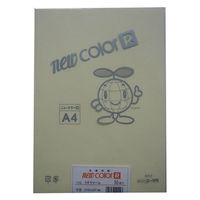 リンテック 色画用紙R A4 50枚 うすクリーム _ 1包（直送品）