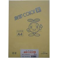 リンテック 色画用紙R A4 50枚 こいクリーム _ 1包（直送品）