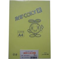 リンテック 色画用紙R A4 50枚 ライトイエ _ 1包（直送品）