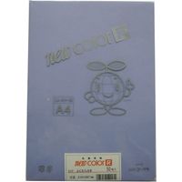 リンテック 色画用紙R A4 50枚 ふじむらさき _ 1包（直送品）