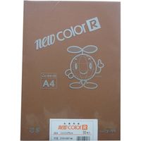 リンテック 色画用紙R A4 50枚 こいこげちゃ _ 1包（直送品）