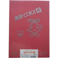 リンテック 色画用紙R A4 50枚 ぼたんいろ _ 1包（直送品）