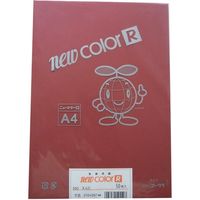 リンテック 色画用紙R A4 50枚 えんじ _ 1包（直送品）