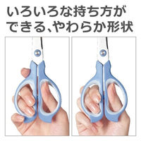 プラス ハサミ フィットカット ブルー SC-165S 1本（直送品）