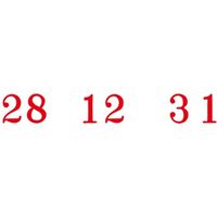 サンビー 回転印 飛日付4号 TKA-TD44 手形用 明朝体 1個（直送品）