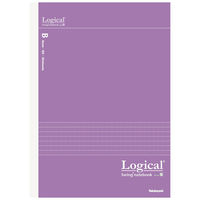 ナカバヤシ ロジカル抗菌表紙ノートB5キュートカラーB罫 NB508B-3P 1パック（3冊入）