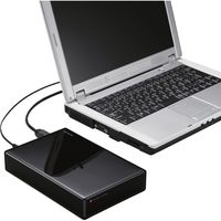 HDD 外付け SeeQVault USB3.2(Gen1) 2TB ブラック ELD-QEN2020UBK エレコム 1個（直送品）