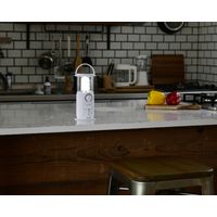 YAMAZEN（山善） ラジオ付 手回し充電LEDランタン ソーラー充電対応 YTMーR300（W）