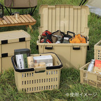 アイリスオーヤマ 工具入れ (ODバスケット) 幅48.5×奥行38.2×高さ29.3cm 工具用カゴ ベージュ BT-OD37 １個