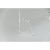 フルネス アクリルパーテーション 厚み3ｍｍ 幅900×高さ600mm 透明 4903220973214 （飛沫防止・飛沫対策） 1台（直送品）