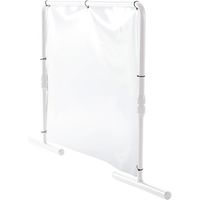 【軒先渡し】 ニシキ工業 飛沫ガード 幅1000×奥行330×高さ600mm～800ｍｍ ホワイト MSA-1000H （飛沫防止・飛沫対策） 1台（直送品）