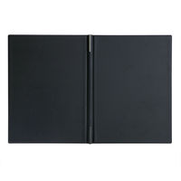 ハピラ 抗菌PVC製メニューファイル 黒 ASMT-KOMF-BK 1冊