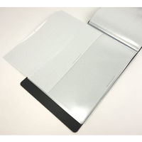 コクヨ　クリヤーブック（ウェーブカット・固定式）　A5ヨコ20ポケット　ダークグレー　ラ-T567DM　1箱（4冊入）