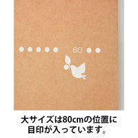 ネクスタ デザイン宅配袋（FSC(R)認証） 茶 大サイズ 封かんシール付 1セット（50枚：10枚入×5パック）