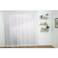 スミノエ デザインライフ セミオーダー レースカーテン ムース 2400×1340mm ナチュラルホワイト １セット(2枚入)（直送品）