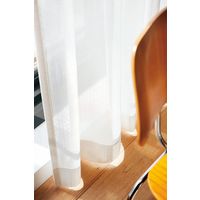 スミノエ デザインライフ セミオーダー レースカーテン ロワール 1200×1440mm ナチュラルホワイト １セット(2枚入)（直送品）