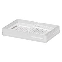 【折りたたみコンテナ】 天馬 Profix 折りたたみバスケットL_ホワイト 811000816 1個