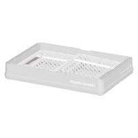 【折りたたみコンテナ】 天馬 Profix 折りたたみバスケットM_ホワイト 811000813 1個