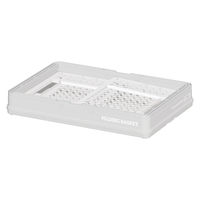 【折りたたみコンテナ】 天馬 Profix 折りたたみバスケットS_ホワイト 811000810 1セット（5個：1個×5）