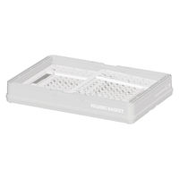 【折りたたみコンテナ】 天馬 Profix 折りたたみバスケットM_ホワイト 811000813 1セット（5個：1個×5）