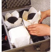 トーヨ ウェスパークワトロ　茶　50枚入×24パック 251080 1ケース（直送品）