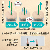 プラス スーパー全自動鉛筆削り SASITEMI（サシテミ） ピンク 桃 電動 FS-760