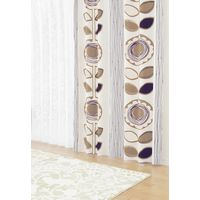 スミノエ デザインライフ セミオーダー カーテン サンフラワー 幅2100×丈1250mm アイボリー １セット(2枚入)（直送品）