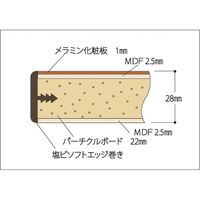 【車上渡し】山金工業 バイス専用 ワークテーブル 耐荷重1200kg メラミン天板 幅1500×奥行600×高900mm 木目×IV 1台（直送品）