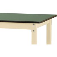 【車上渡し】山金工業 バイス専用 ワークテーブル 耐荷重1200kg 塩ビ天板 幅1500×奥行600×高900mm グリーン×IV 1台（直送品）