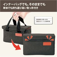 off toco 2STYLEカジュアルインナーカメラボックス Mサイズ ブラック DGB-S026BK エレコム 1個