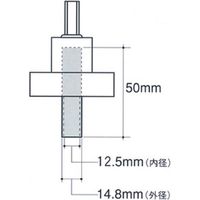 ウイング 土台座堀錐パイプ付 45ミリ 070710 1個（直送品）