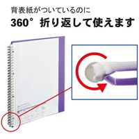 リヒトラブ クリヤーブック交換式 A4 30穴 30ポケット ベージュ N7016-16 1セット(2冊)