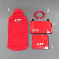 エスコ シートカバー(軽自動車/普通車用) EA986ED-1 1個（直送品）