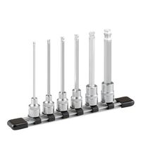 エスコ 3/8”DR/3ー10mm [BallーHex] 超ロングビットソケット EA618JH-100 1セット（直送品）