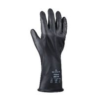 エスコ [L/300mm] 手袋(耐塩素系溶剤/バイトンゴム製) EA354BV-37 1双（直送品）