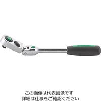 エスコ 1/4”DR/170mm ラチェットハンドル(首振型) EA617XR-41 1本（直送品）